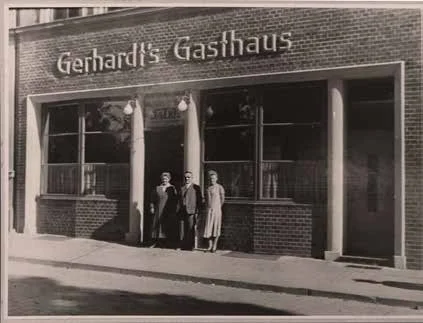 Historisches Foto von Gerhardt's Gasthaus in Elmshorn, Anfang des 20. Jahrhunderts